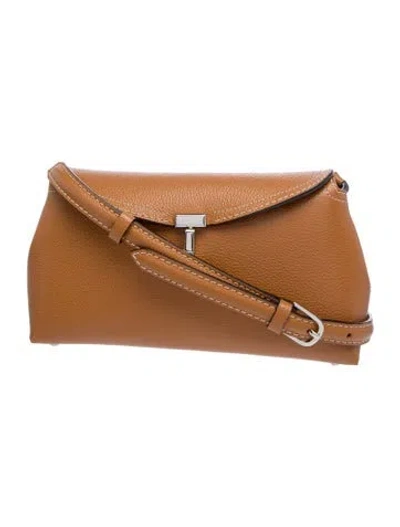 Pre-owned Totême Leather T-lock In Neutral