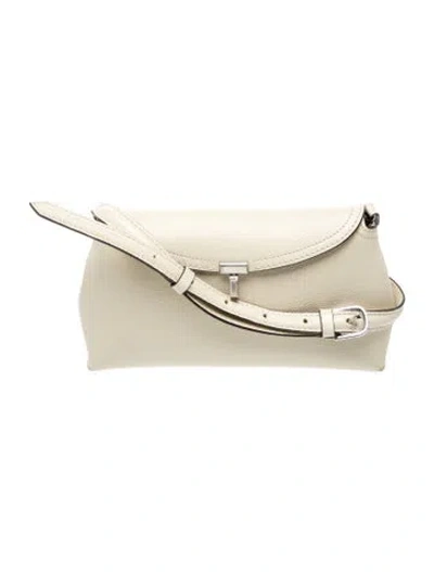 Pre-owned Totême Leather T-lock In Neutral