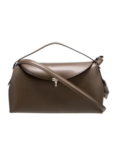 Pre-owned Totême Leather T-lock W/ Tags In Brown