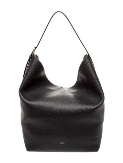 Pre-owned Totême Leather Tote In Black