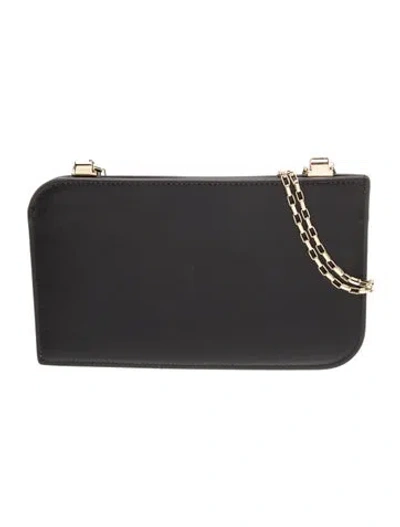 Pre-owned Totême Leather Tote In Black