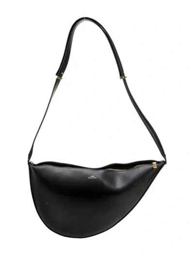 Pre-owned Totême Leather Tote In Black