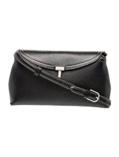 Pre-owned Totême Leather Tote In Black