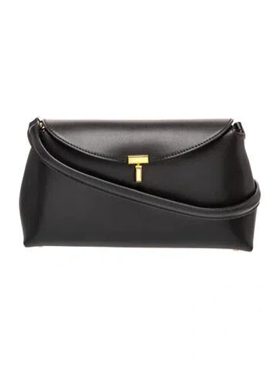 Pre-owned Totême Leather Tote In Black