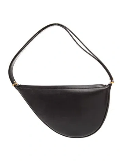 Pre-owned Totême Leather Tote In Black