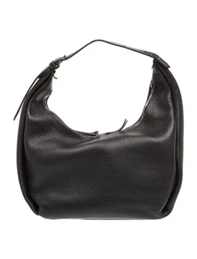Pre-owned Totême Leather Tote In Black
