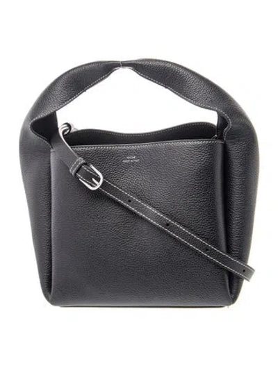 Pre-owned Totême Leather Tote In Black
