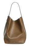Totême Toteme Leather Tote In Brown