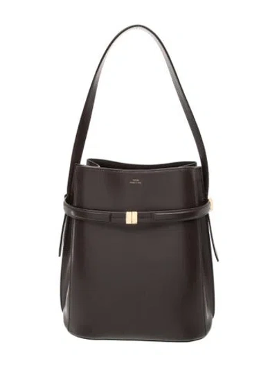 Pre-owned Totême Leather Tote In Brown