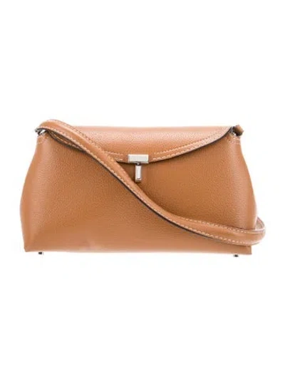 Pre-owned Totême Leather Tote In Brown