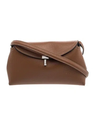 Pre-owned Totême Leather Tote In Brown