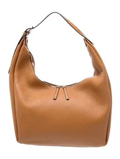 Pre-owned Totême Leather Tote In Brown