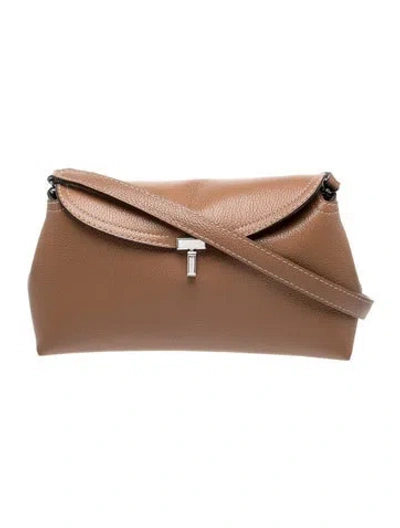 Pre-owned Totême Leather Tote In Brown