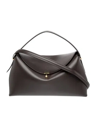 Pre-owned Totême Leather Tote In Neutral