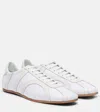 Totême Canvas And Leather Low-top Sneakers