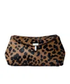 Totême Leopard-print Clutch Bag In Brown