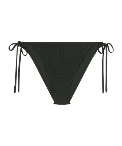 Totême Letter Pattern Bikini Underwear In Green