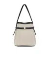 Totême Lettering Shoulder Bag In Brown