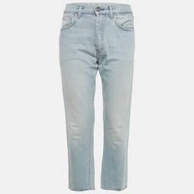 Pre-owned Totême Light Blue Denim Jeans S Waist 26"