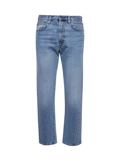 Totême Light Blue Denim Twisted Jeans