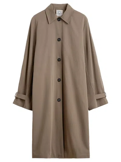 Totême Toteme Light Spring Trench Hazel In Neutral