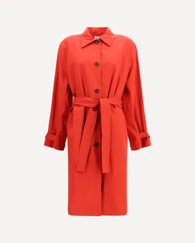 Totême Light Spring Trench In Red