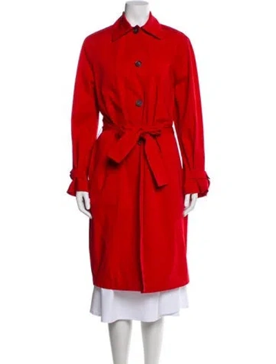 Pre-owned Totême Light Spring Trench Trench Coat In Red