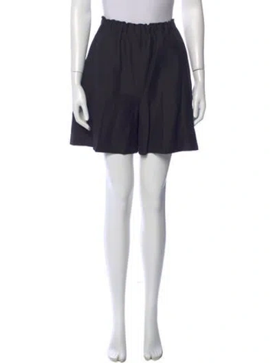 Pre-owned Totême Linen Knee-length Shorts In Black
