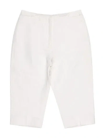 Pre-owned Totême Linen Knee-length Shorts In White