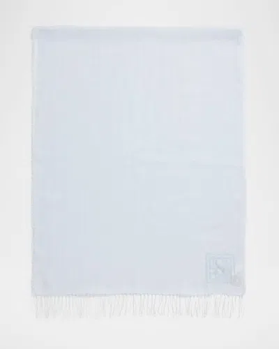 Totême Linen Scarf In Gray