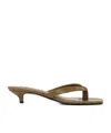 Totême Toteme Women Lizard-embossed Flip Flops