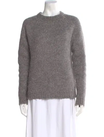 Pre-owned Totême Llama Crew Neck Sweater In Gray