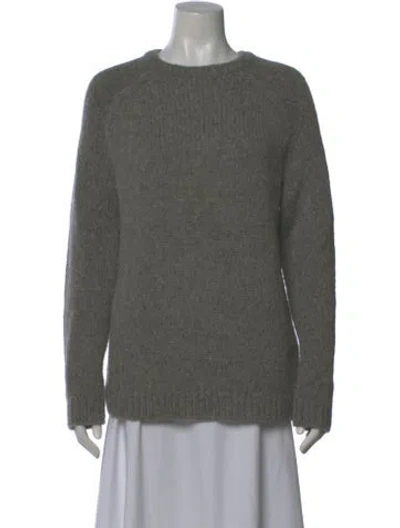 Pre-owned Totême Llama Crew Neck Sweater In Gray