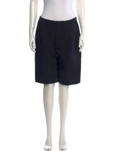 Pre-owned Totême Lluc Knee-length Shorts In Black