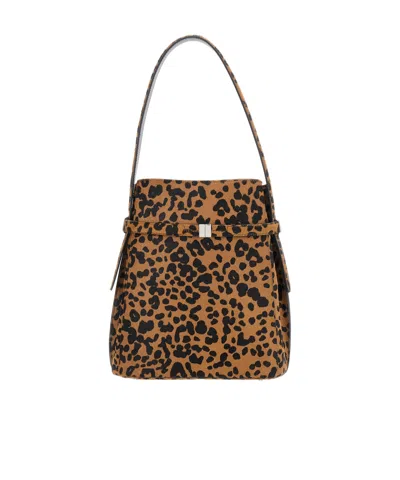 Totême Lobster Clasp Shoulder Bag In Brown