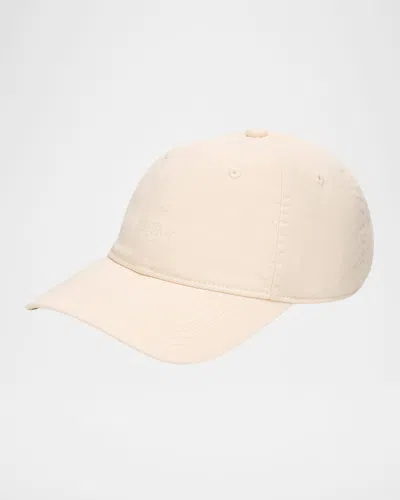 Totême Logo Cotton Baseball Cap In White