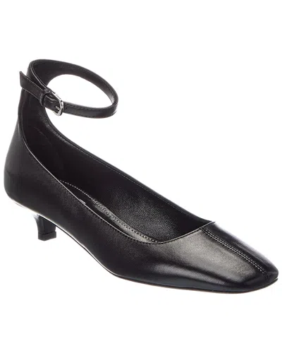 Totême Toteme Logo Leather Pump In Black