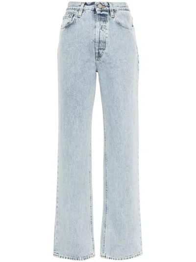 TOTÊME LOGO-PATCH COTTON JEANS