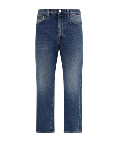 Totême Logo-patch Jeans In Blue