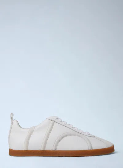 Totême Toteme Leather Sneakers In White