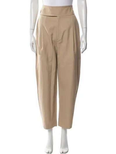 Pre-owned Totême Lombardy Wide Leg Pants In Neutral