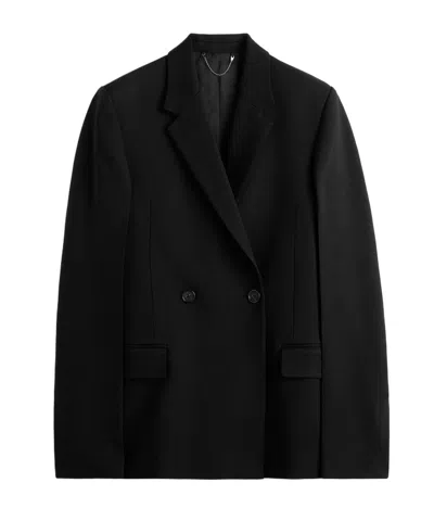 Totême Long Boxy Blazer Black