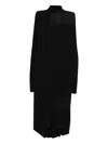 Totême Toteme Long Cape Dress In Black