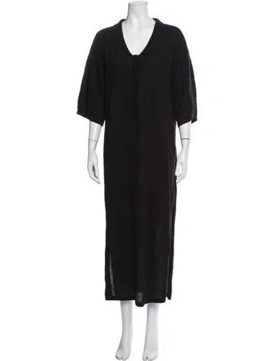 Pre-owned Totême Long Dress In Black