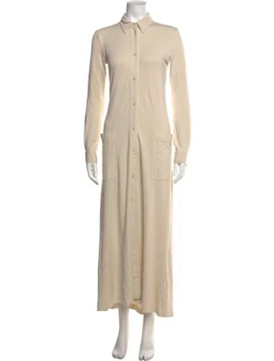 Pre-owned Totême Long Dress In Neutral