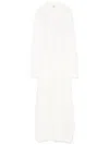 Totême Long Sleeve Maxi Dress With Buttoned Cuffs