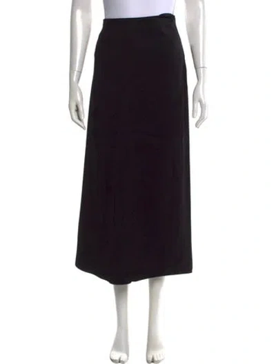 Pre-owned Totême Long Skirt In Black