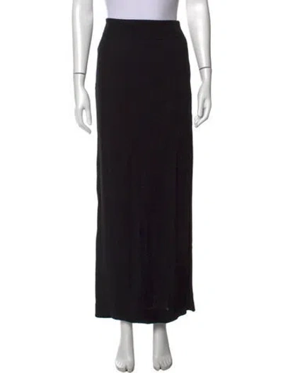 Pre-owned Totême Long Skirt In Black