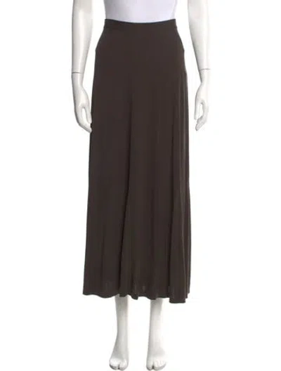 Pre-owned Totême Long Skirt In Brown