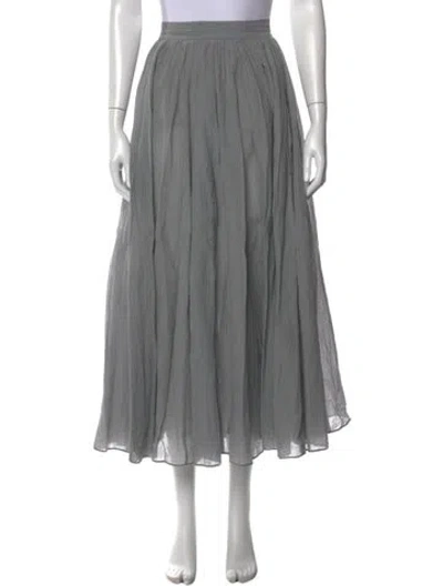 Pre-owned Totême Long Skirt In Gray